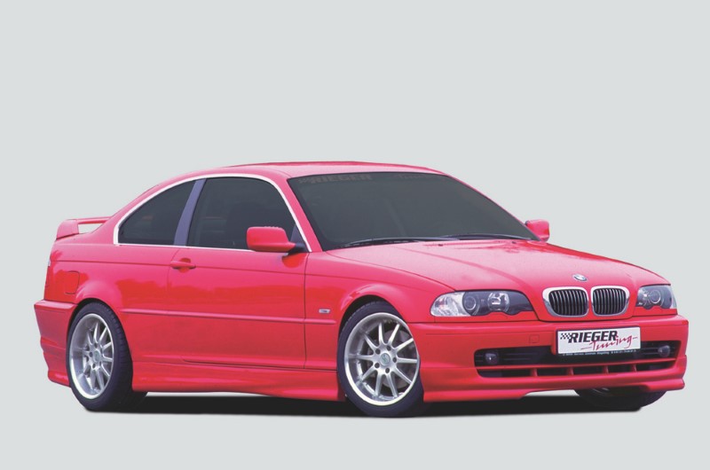 Sideskirts passend voor BMW E46 Coupe/Cabrio Rieger