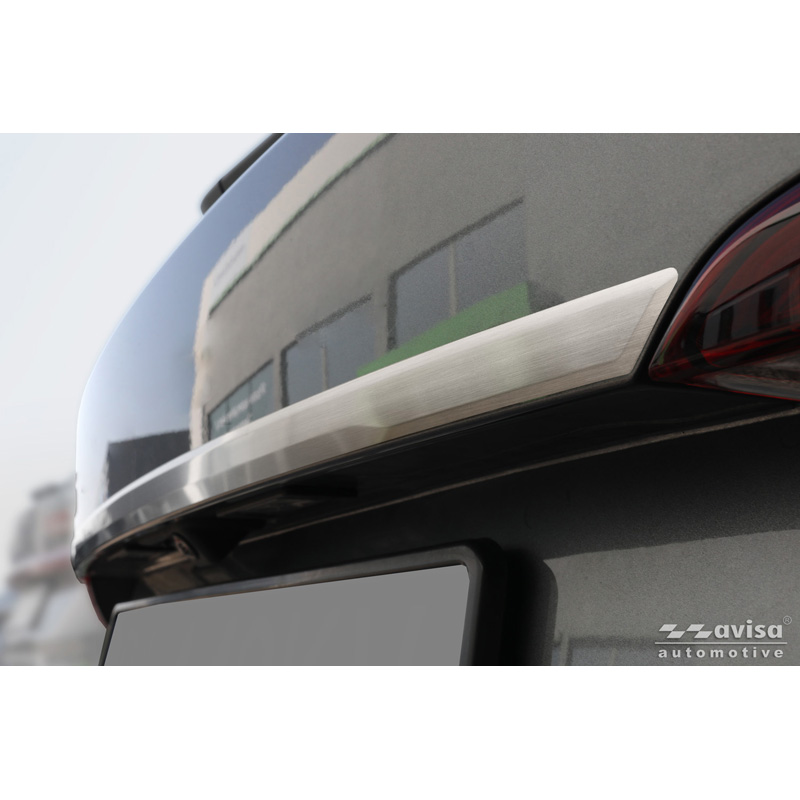 Avisa Brushed Stainless Steel Trunk Tailgate Trim Cover  Skoda Octavia IV Combi (NX5) 2019-2024 & Facelift 2024-