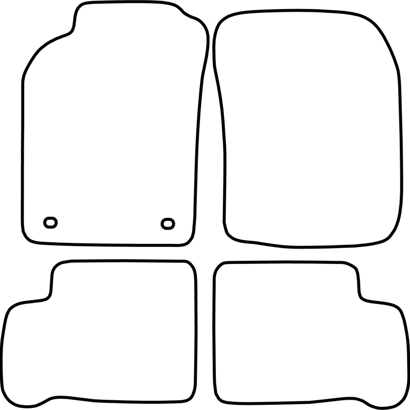 Set car mats  Nissan Sunny 1986-1995