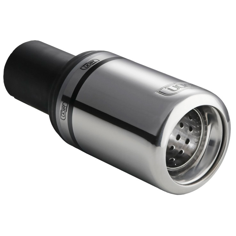 Ulter Sport Exhaust finisher - Round Ø80mm Type 2 - Length 80mm - Installation ->50mm - Inox