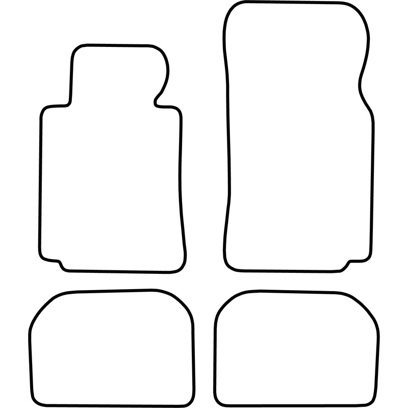 Set velour car mats  BMW 7-Series 1994-2001