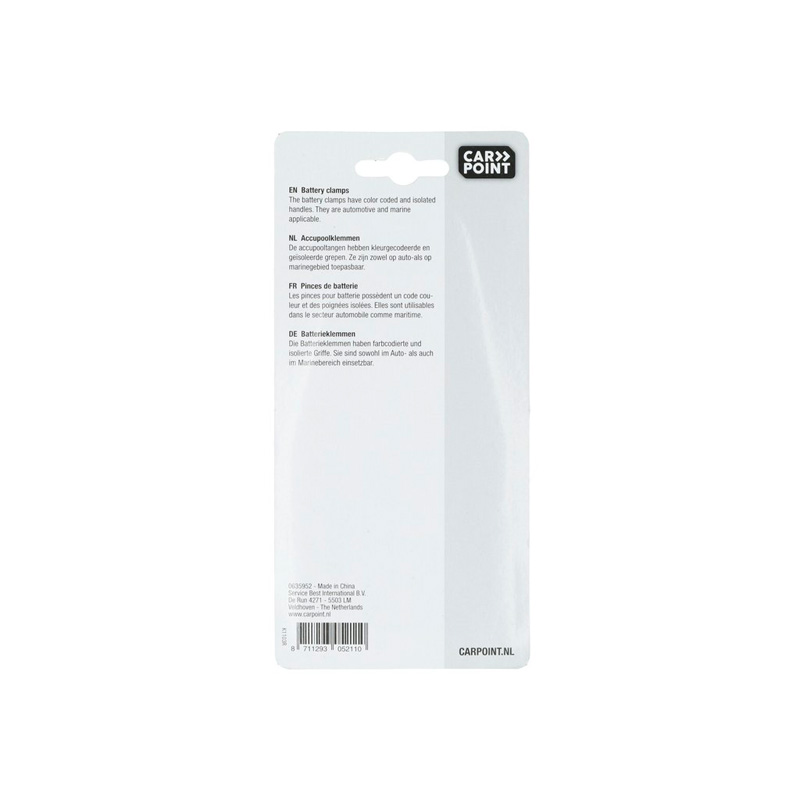 Carpoint Battery Crocodile Clips 50A 8cm