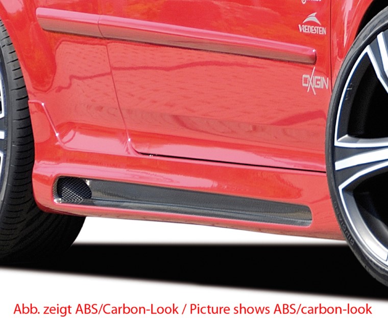 Sideskirts VW Golf V GTI Rieger with uitsnede