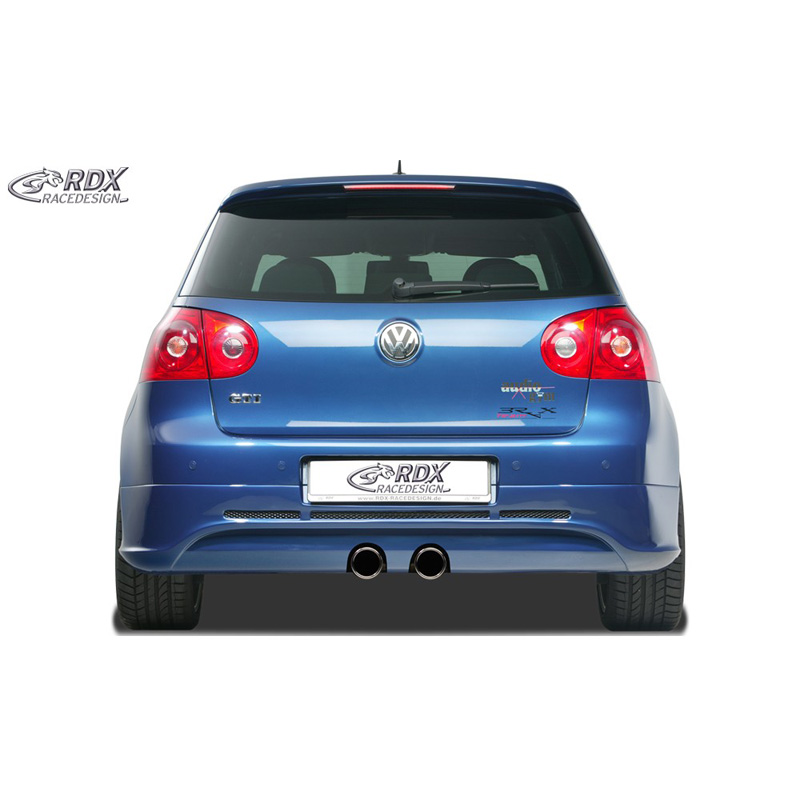 Rear bumper skirt  Volkswagen Golf V GTI/R Hatchback 3/5-doors 2003-2008 (R32 exhaust) excl. Variant/Plus (ABS)