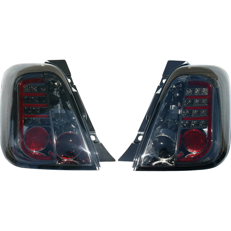 Set LED Tail Lights  Fiat 500 2007- - Smoke