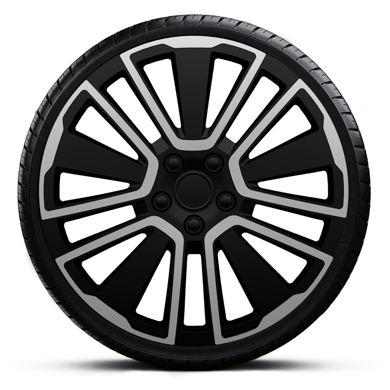 Set J-Tec wheel covers Scuba 14-inch silver/black