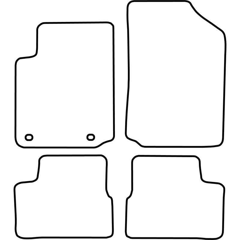 Set car mats  Citroen C3 2005-2010
