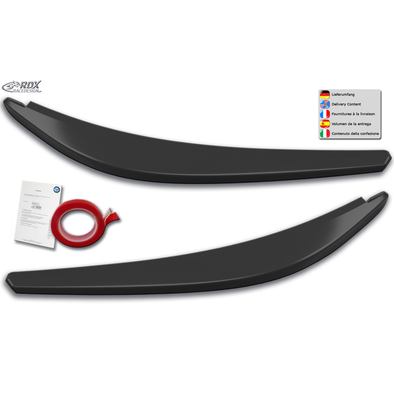 Head light spoilers  Toyota Yaris (P21) 2020- (ABS)