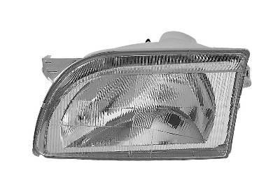 koplamp, H4, elektr verstelb, links, 09/1991-Ford Transit, 1986-
