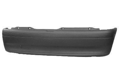 achterbumper, zwart Fiat Punto, 1993-2001