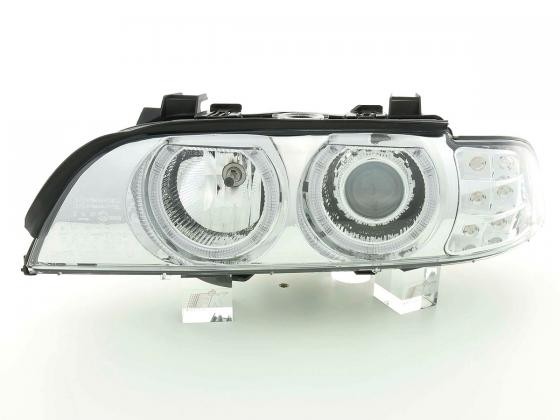 headlights Angel Eyes BMW 5-serie E39 95-00 chrom
