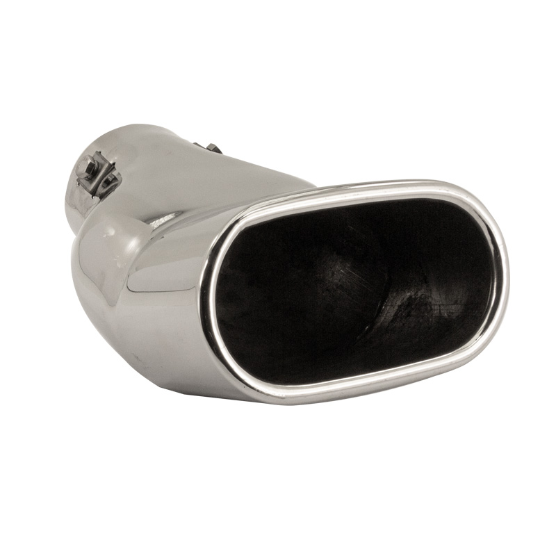 Simoni Racing Exhaust Tip Rectangle Inox - 117x68xL190mm - Installation ->63mm