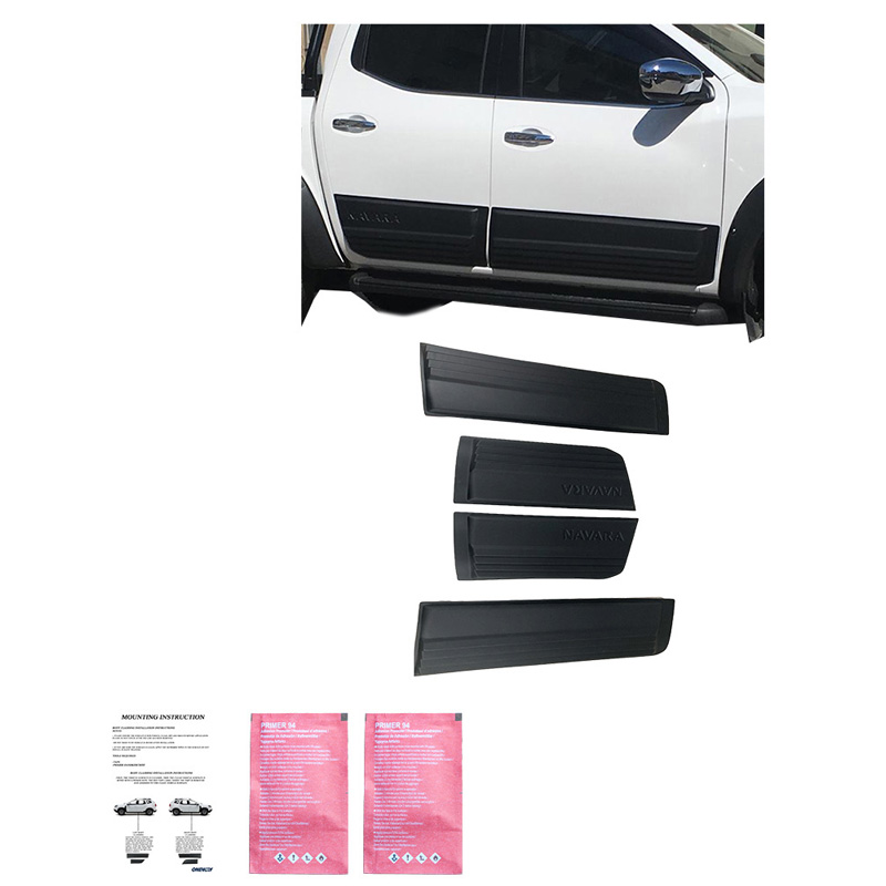 Body Cladding  Nissan Navara NP300 (D23) 2014-2021 - Matt black