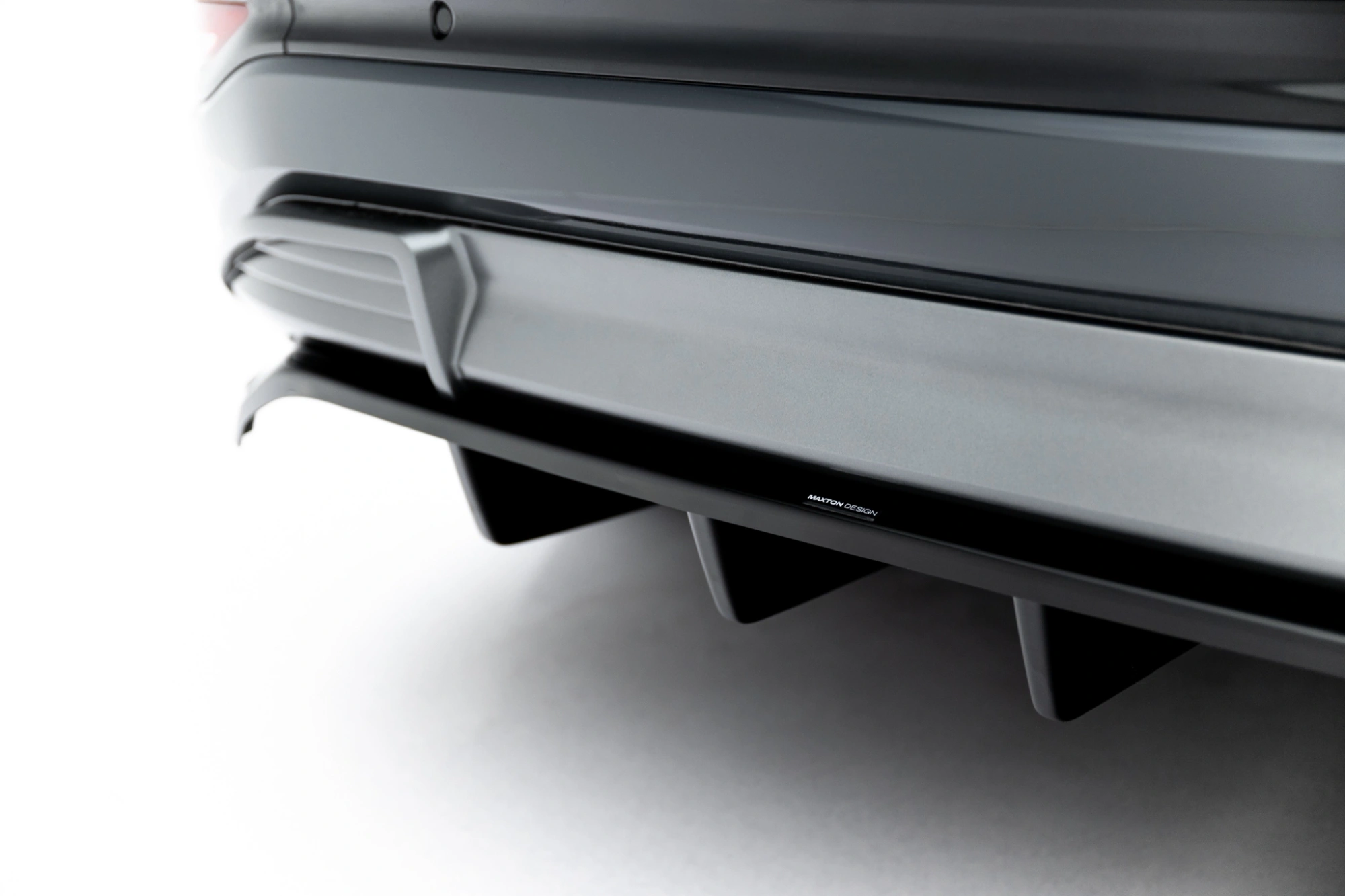 Diffuser passend voor Audi Q6 e-tron Standard / S-Line / SQ6 e-tron SUV & Sportback Mk1 (2023–heden) – Glans Zwart