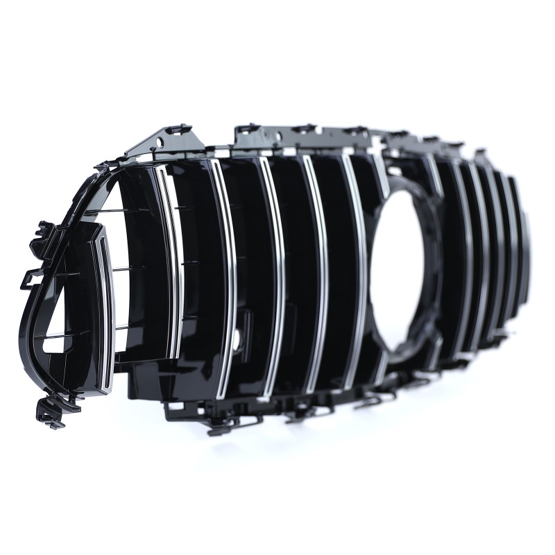 Grill passend voor Mercedes CLS C257 17-.. GT Look Glans Zwart/Chroom