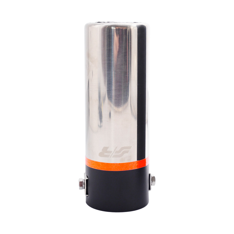 Simoni Racing Exhaust Tip Round Inox - Ø60xL170mm - Installation 37-57mm