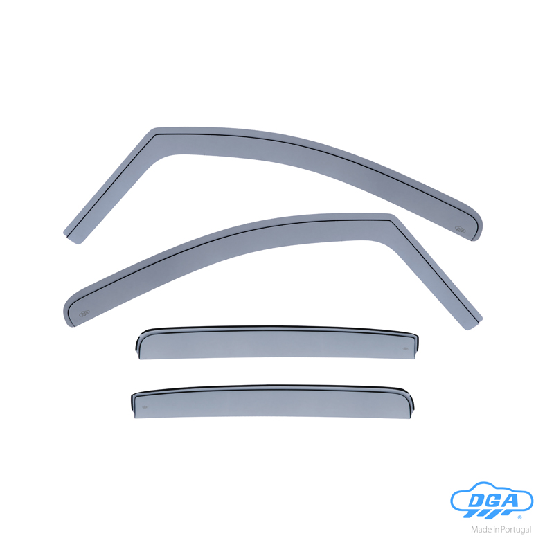DGA Wind Deflectors Set  Opel Mokka & Mokka X (J13) 2012-2020 (4-pieces)