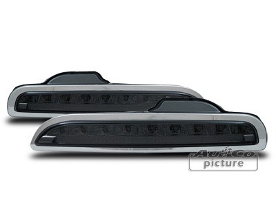 Daytime running lights Porsche Boxster 987 zwart '04 - '09