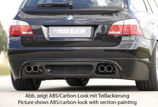 Achteraanzet BMW E61 met ABE Rieger