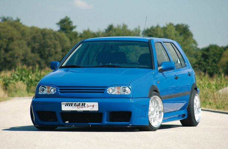 Sideskirts VW Golf III Rieger with uitsnede
