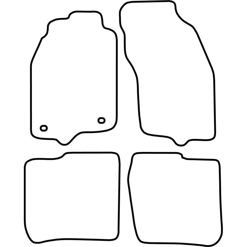 Set velour car mats  Mitsubishi Carisma 1995-2001