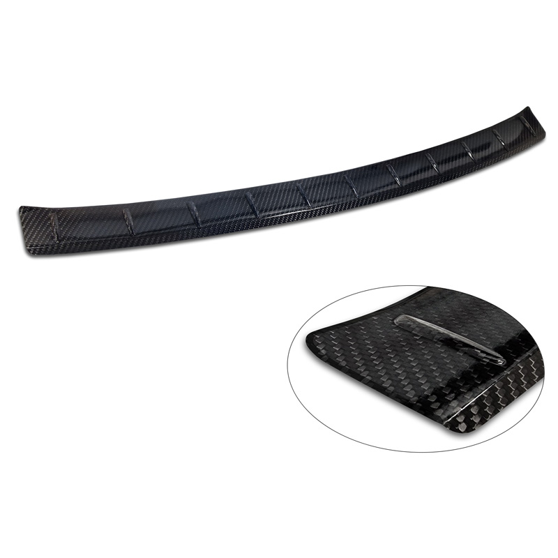 Real 3D Carbon Rear bumper protector  MG 5 SW (EV) 2022- 'Ribs'