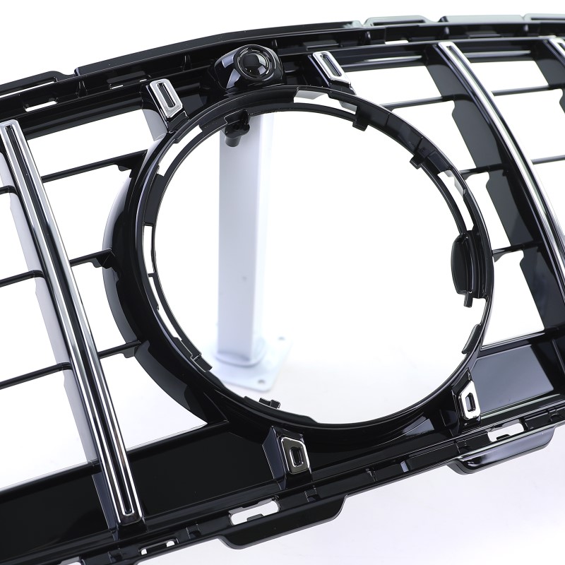 Grill passend voor Mercedes C-Class W206 (21-..) GT Look Chroom Zwart