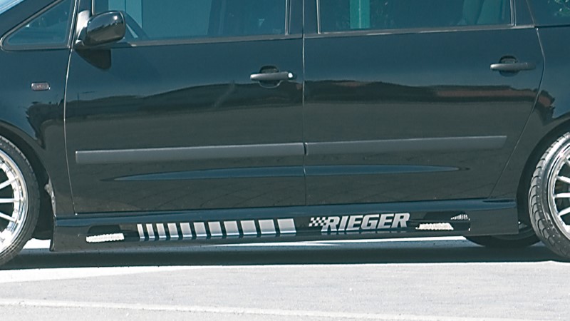 Sideskirts VW Sharan with 2 schacht and 2 uitsnedes Rieg
