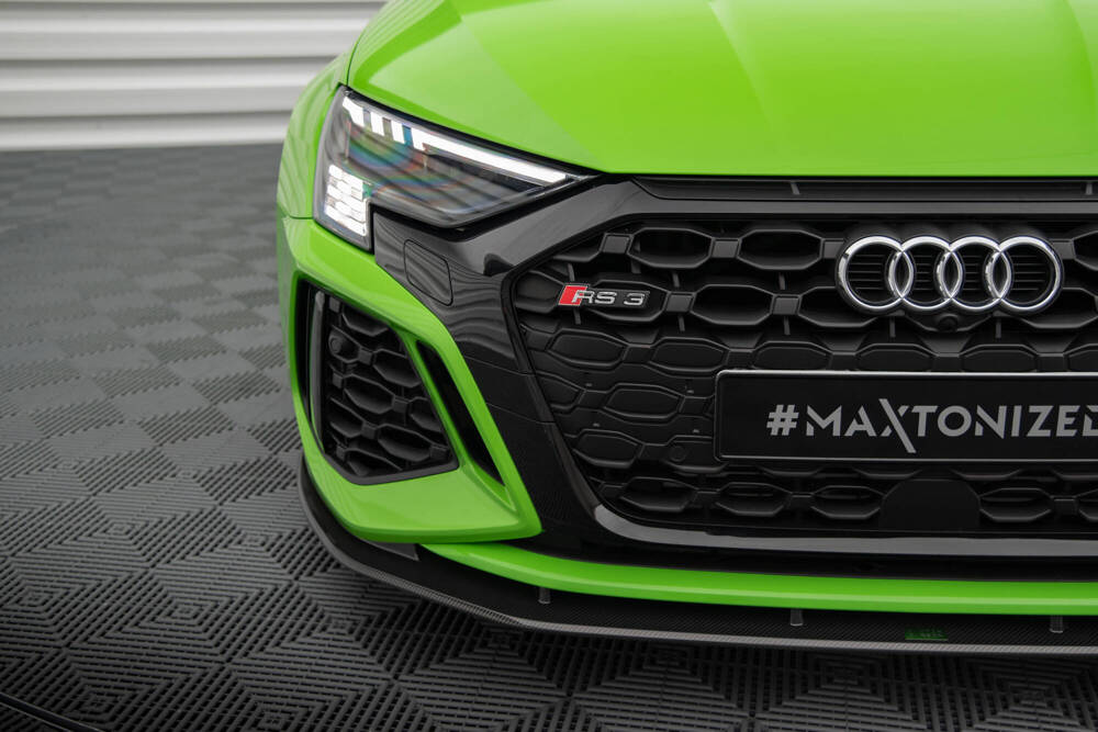 Voorspoiler passend voor Audi RS3 8Y Maxton Carbon