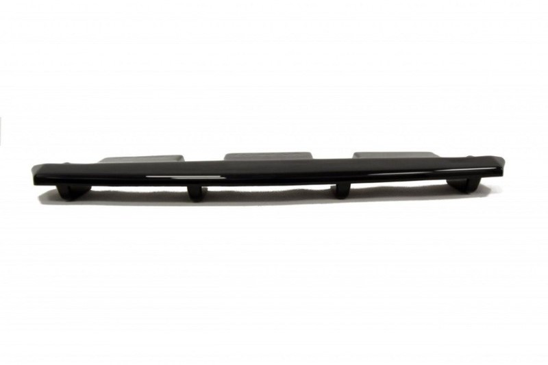 Diffuser passend voor Audi  A8 W12 D3 (Met verticale bar) Maxton Glanzend Zwart