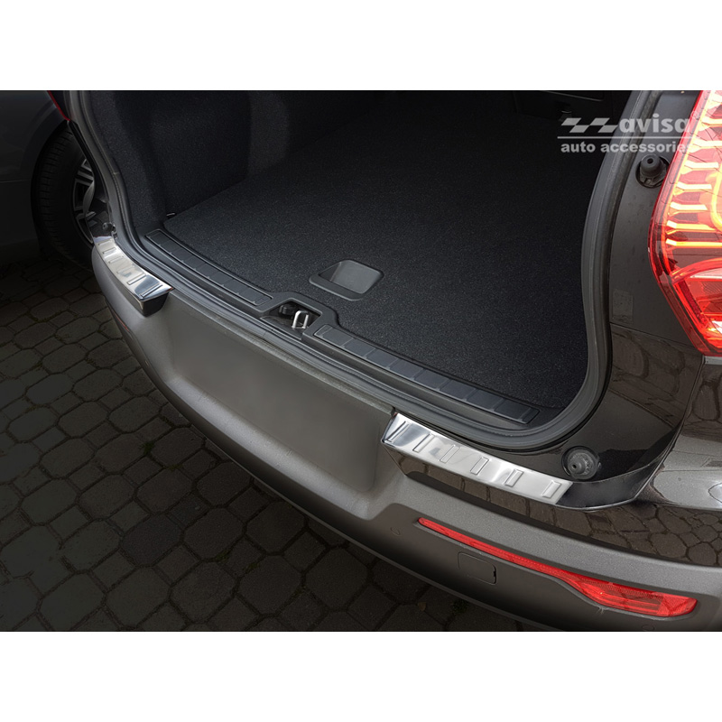 Stainless Steel Rear bumper protector  Volvo XC40 2018- 'Ribs' (2 pieces)
