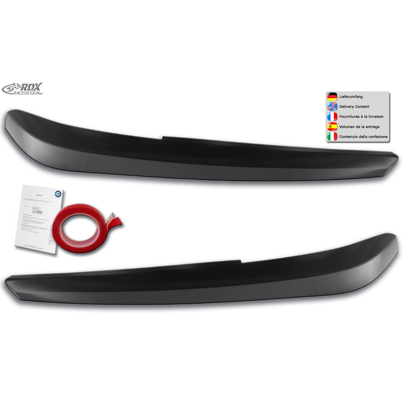 Head light spoilers  Audi Q3 (F3) incl. Sportback 2019- (ABS)
