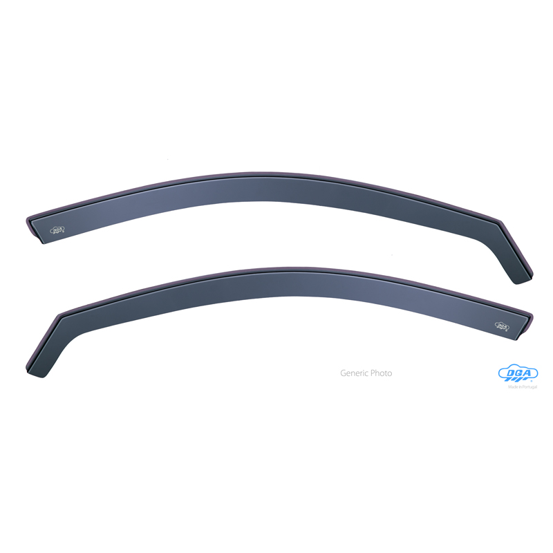 DGA Wind Deflectors  Volvo V40 HB 5-doors 2012-2019 (2-pieces)