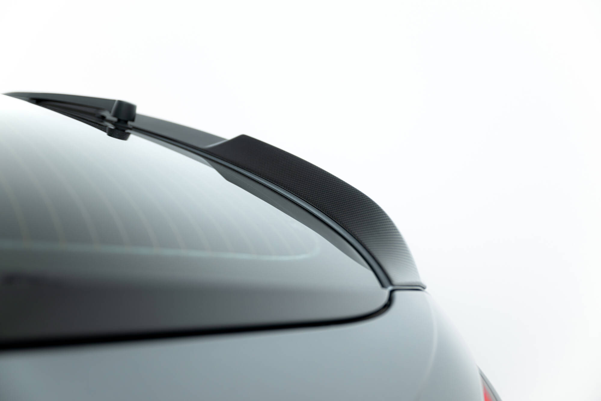 Carbon Fiber Spoiler passend voor Audi RS6 C8 Maxton Glanzend zwart
