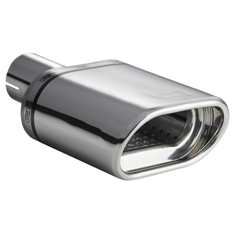 Ulter Sport Exhaust finisher - Oval 145x75mm - Length 140mm - Installation ->50mm - Inox