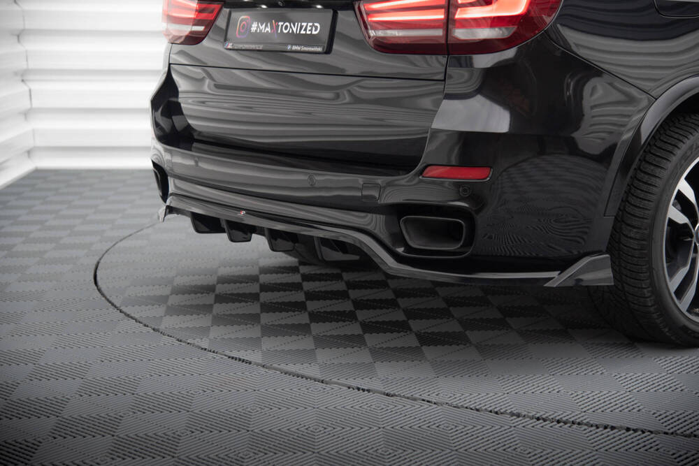 Diffuser passend voor BMW X5 F15 M Pakket Maxton Glans Zwart