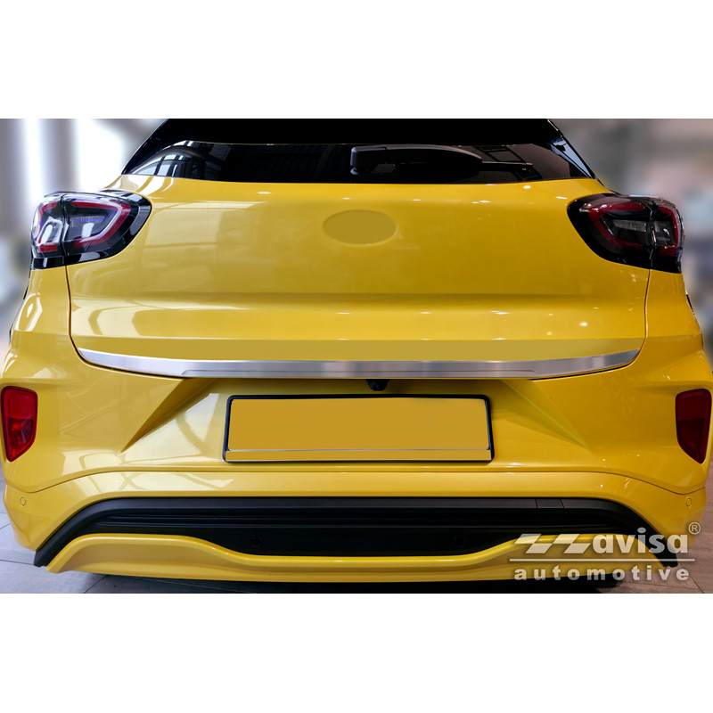 Avisa Brushed Stainless Steel Trunk Tailgate Trim Cover  Ford Puma 2019-