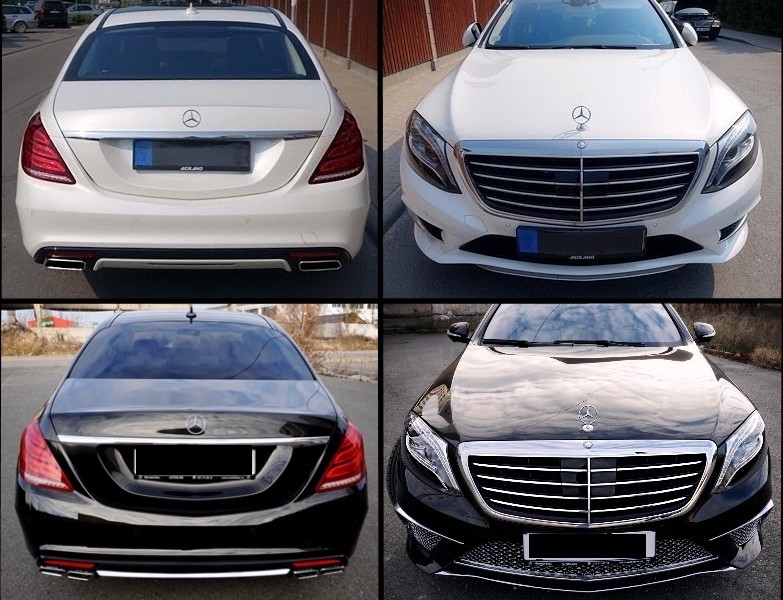 Diffuser passend voor Mercedes S-Klasse W222 AMG S65