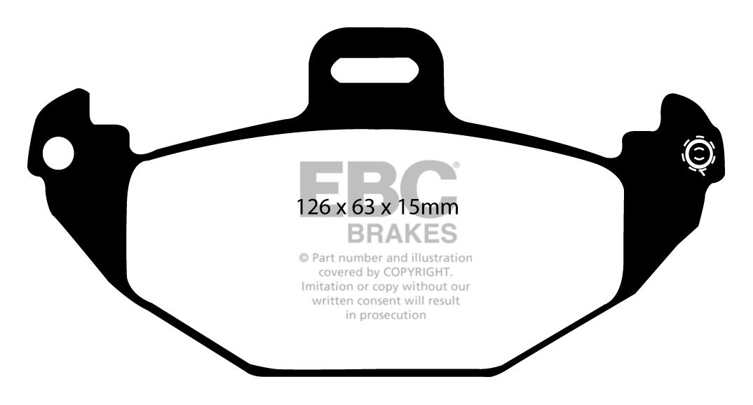 EBC Brakes RENAULT Laguna Sedan 2.0 16v 98-2000 Remblokken achte