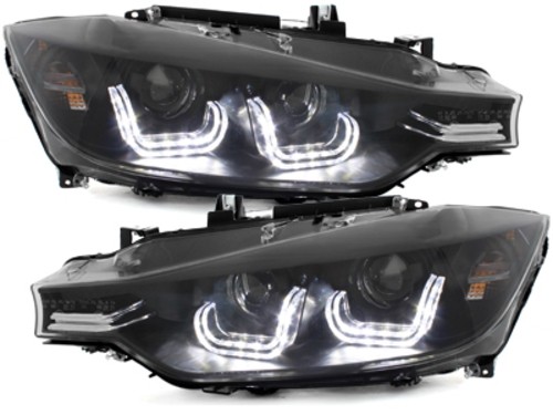 Headlights BMW 3-Serie F30/F31 black