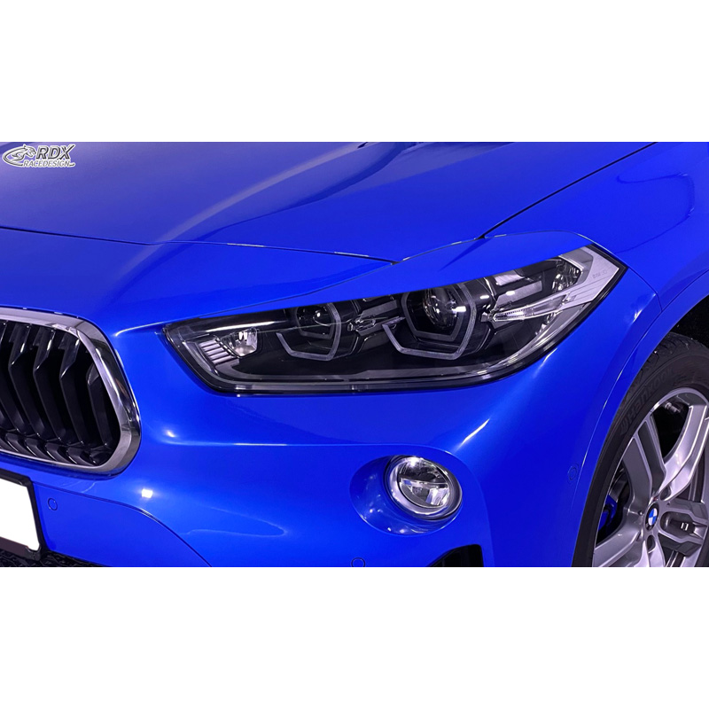 Head light spoilers  BMW X2 F39 2017-2023 (ABS)