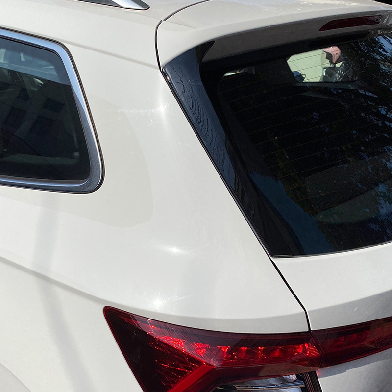 Set rear window side spoilers  Skoda Karoq (NU7) 2017- (ABS Glossy Black)