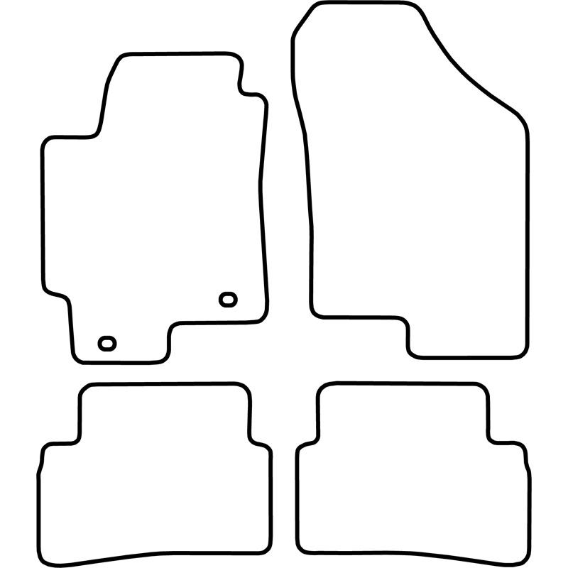 Set car mats  Hyundai coupe 2000-2009