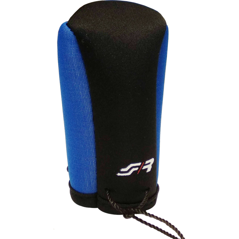 Simoni Racing Gear Knob Cover Universal - Black/Blue + Logo