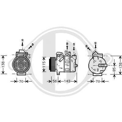 Compressor ZAFIRA A 99-06