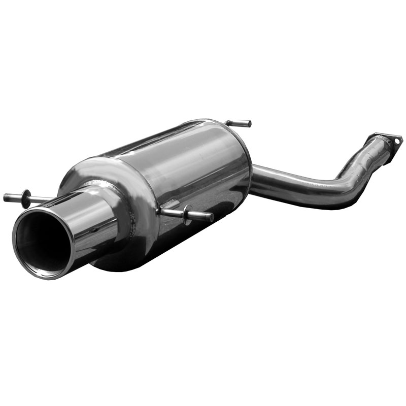 100% Inox Sport Exhaust  Subaru Impreza 4WD 2.0 GT-Turbo -2000 102mm