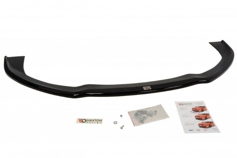Voor Spoiler passend voor VW Audi S8 D3 Glanzend Zwart