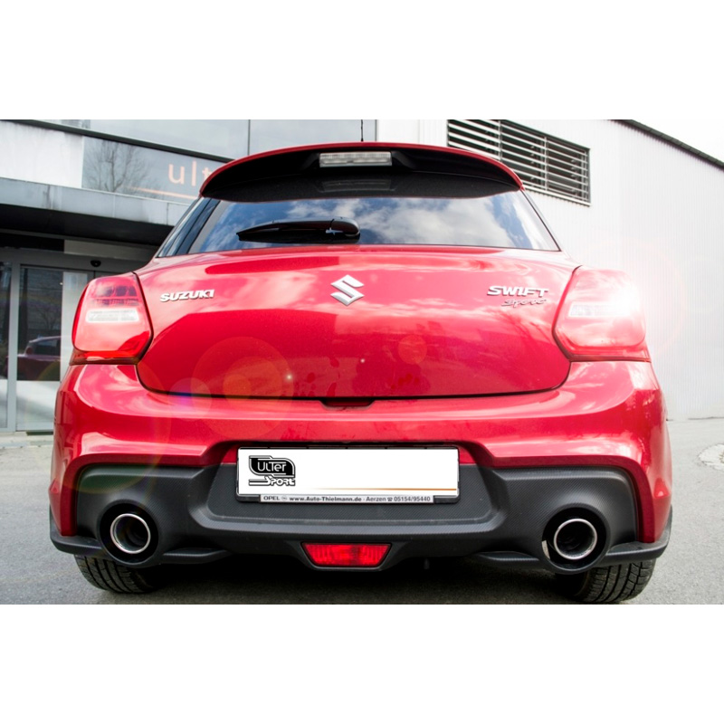 Double Sport Exhaust  Suzuki Swift VI 1.4 Sport Boosterjet 103kW 2017-2020 100mm RS