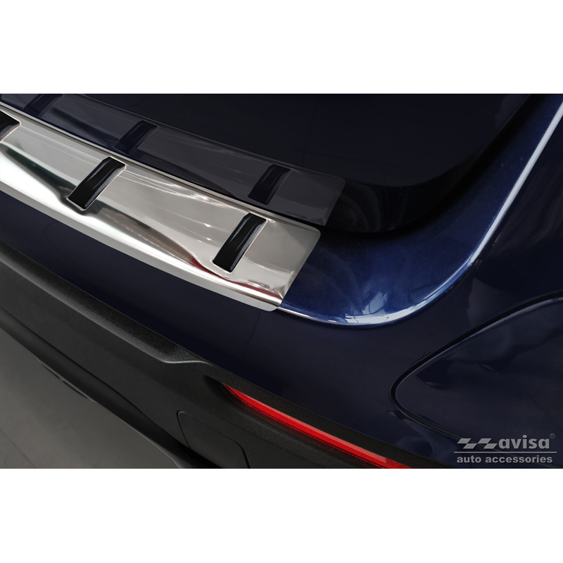 Stainless Steel Rear bumper protector  Mercedes GLC (X253) 2015-2019 & Facelift 2019- 'STRONG EDITION'