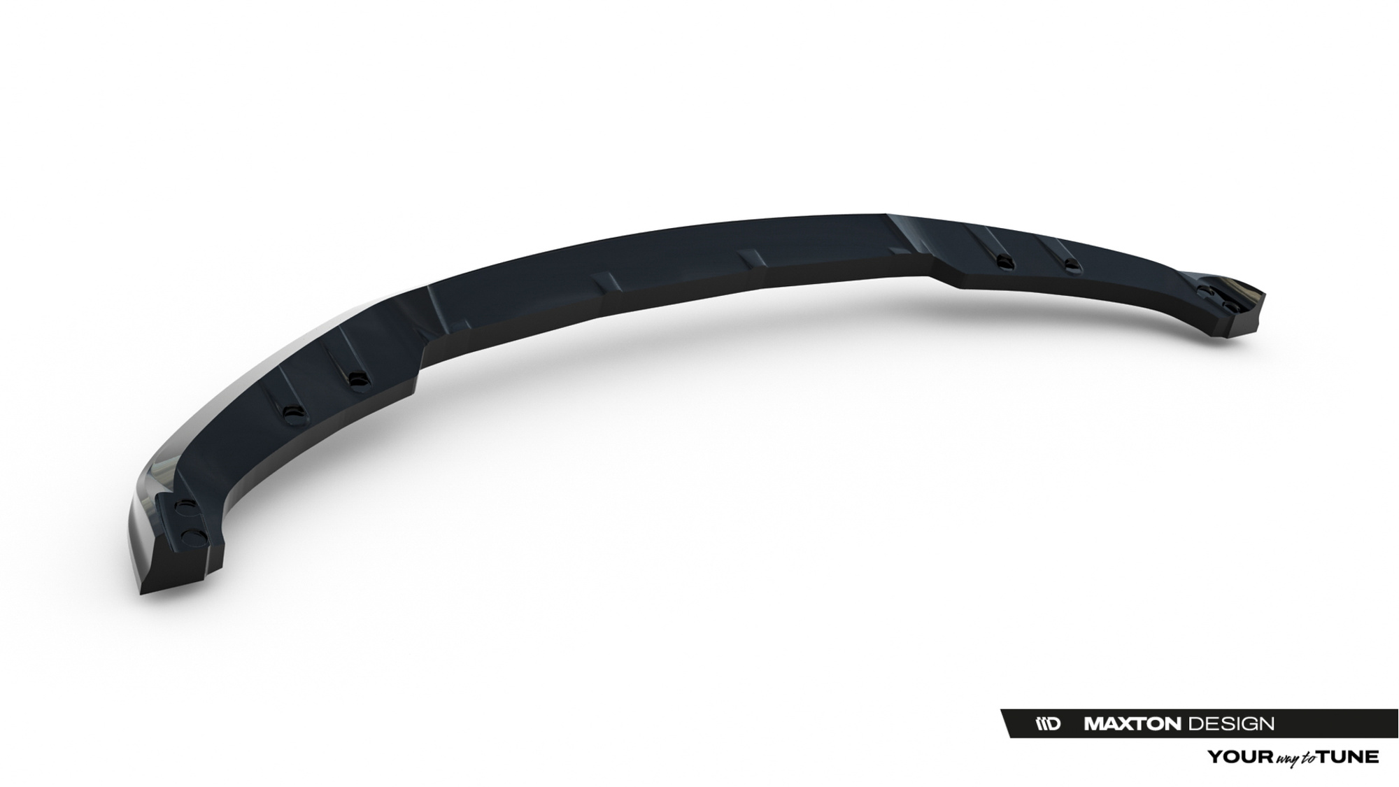 Front Splitter BMW 3 Sportline Sedan / Touring F30 / F31 Maxton Gloss Black